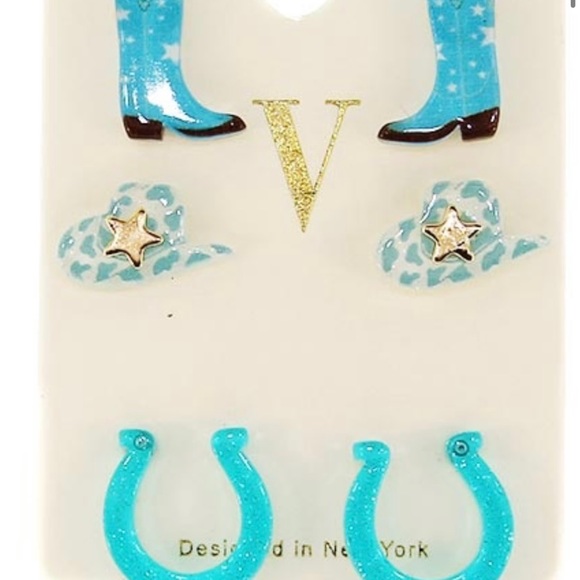 Under The Stars Western Earrings‎ Boutique Item - Picture 1 of 3
